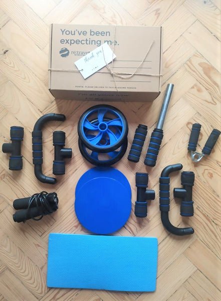 6-in-1 home gym & fitness travel kit